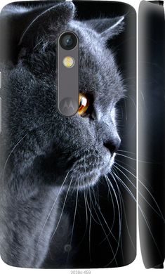 Чехол на Motorola Moto X Play Красивый кот "3038c-459-7105"