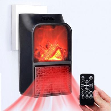 Портативный обогреватель Flame Heater New 900W с имитацией камина, LCD-дисплеем и пультом