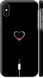 Чехол на Apple iPhone XS Подзарядка сердца "4274c-1583-7105"