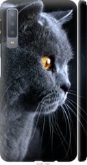 Чехол на Samsung Galaxy A7 (2018) A750F Красивый кот "3038c-1582-7105"