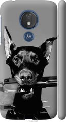 Чехол на Motorola Moto G7 Power Доберман "2745c-1657-7105"
