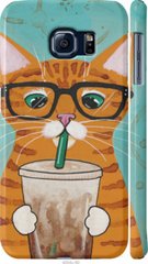Чехол на Galaxy S6 G920 Зеленоглазый кот в очках "4054c-80-7105"