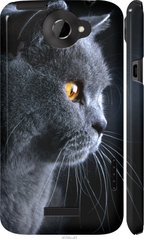 Чехол на HTC One X+ Красивый кот "3038c-69-7105"