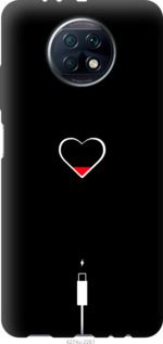 Чехол на Xiaomi Redmi Note 9T Подзарядка сердца "4274u-2261-7105"