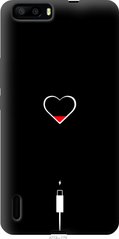 Чехол на Huawei Honor 6 Plus Подзарядка сердца "4274u-179-7105"