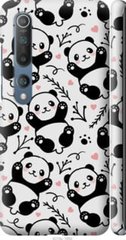 Чехол на Xiaomi Mi 10 Панды "4318c-1860-7105"