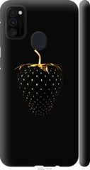 Чехол на Samsung Galaxy M21 M215F Черная клубника "3585c-2016-7105"