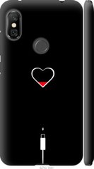 Чехол на Xiaomi Redmi Note 6 Pro Подзарядка сердца "4274c-1551-7105"