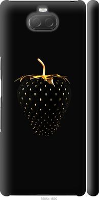 Чехол на Sony Xperia 10 Plus I4213 Черная клубника "3585c-1690-7105"