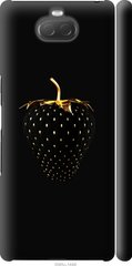 Чехол на Sony Xperia 10 I4113 Черная клубника "3585c-1688-7105"