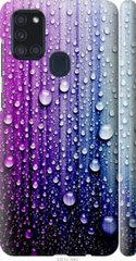 Чехол на Samsung Galaxy A21s A217F Капли воды "3351c-1943-7105"