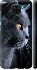 Чехол на Xiaomi Redmi Note 9 Красивый кот "3038c-2017-7105"