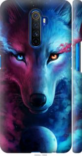 Чехол на Realme X2 Pro Арт-волк "3999c-1866-7105"