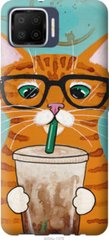 Чехол на Oppo A73 Зеленоглазый кот в очках "4054u-1379-7105"