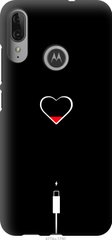 Чехол на Motorola Moto E6 Plus Подзарядка сердца "4274u-1780-7105"