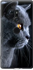 Чехол на Sony Xperia XZ2 H8266 Красивый кот "3038u-1378-7105"