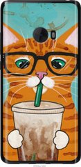 Чехол на Xiaomi Mi Note 2 Зеленоглазый кот в очках "4054u-422-7105"