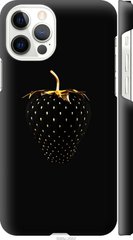 Чехол на Apple iPhone 12 Черная клубника "3585c-2053-7105"