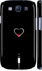 Чехол на Galaxy S3 Duos I9300i Подзарядка сердца "4274c-50-7105"
