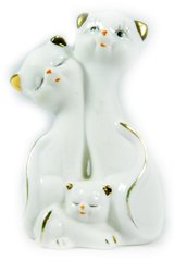 Статуэтка Белые котики (SKD-0198)