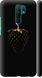 Чехол на Xiaomi Redmi 9 Черная клубника "3585c-2019-7105"