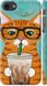 Чехол на iPhone SE 2020 Зеленоглазый кот в очках "4054c-2013-7105"