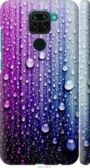 Чехол на Xiaomi Redmi Note 9 Капли воды "3351c-2017-7105"